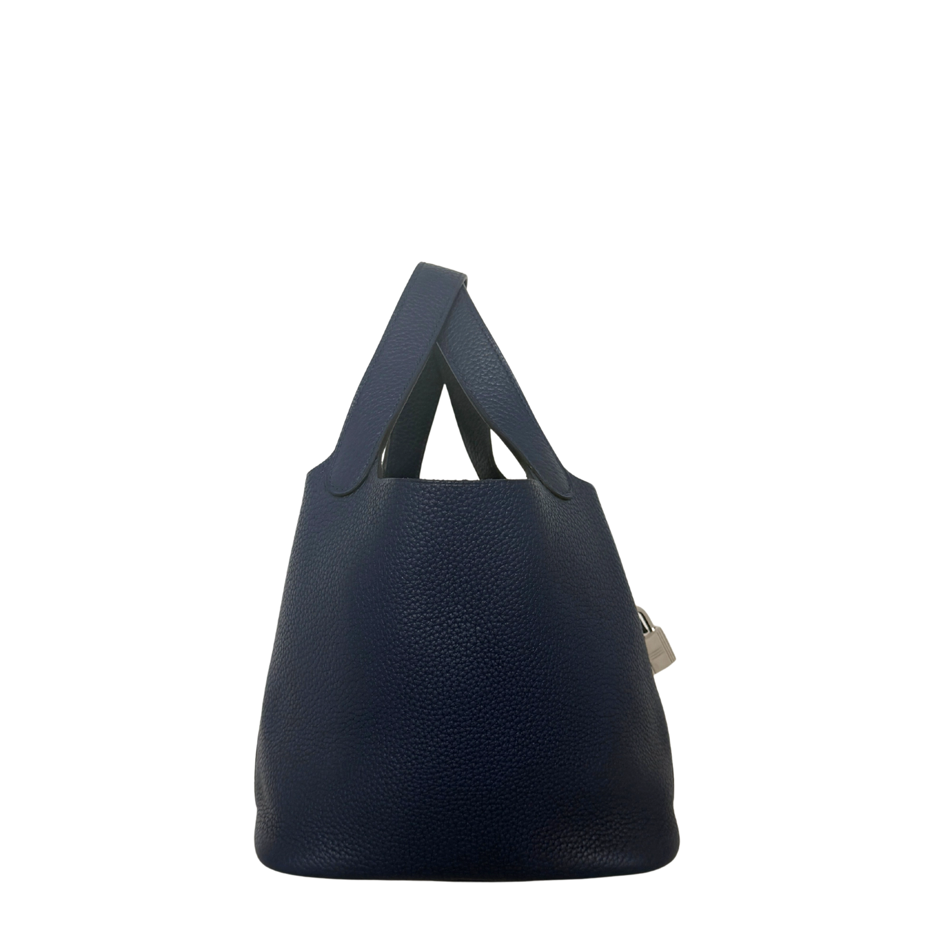 Hermès Picotin 18 Taurillon Clemence Marineblau Palladium Hardware / neuwertig Hermès