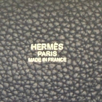 Hermès Picotin 18 Taurillon Clemence Marineblau Palladium Hardware / neuwertig Hermès