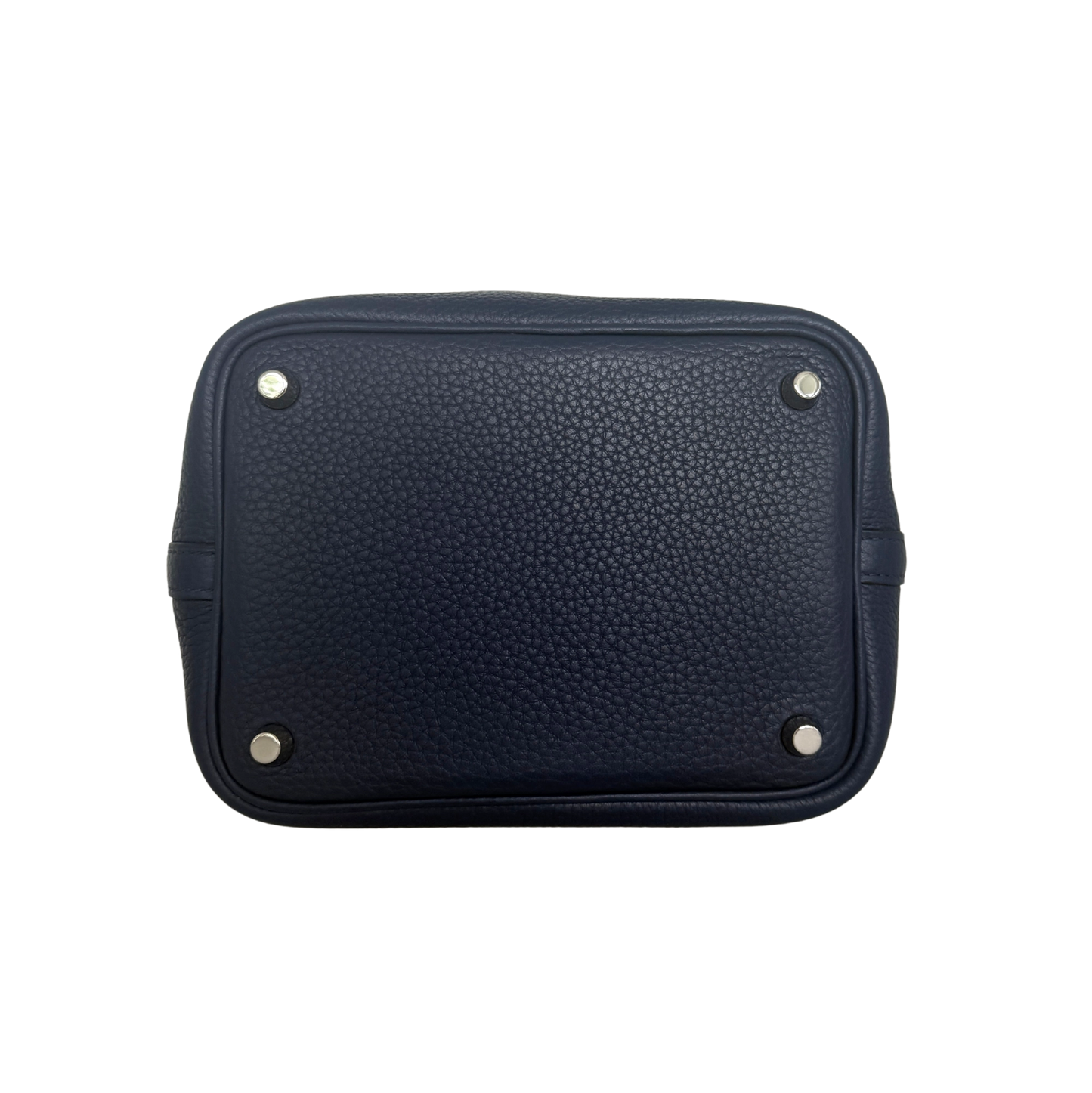 Hermès Picotin 18 Taurillon Clemence Marineblau Palladium Hardware / neuwertig Hermès