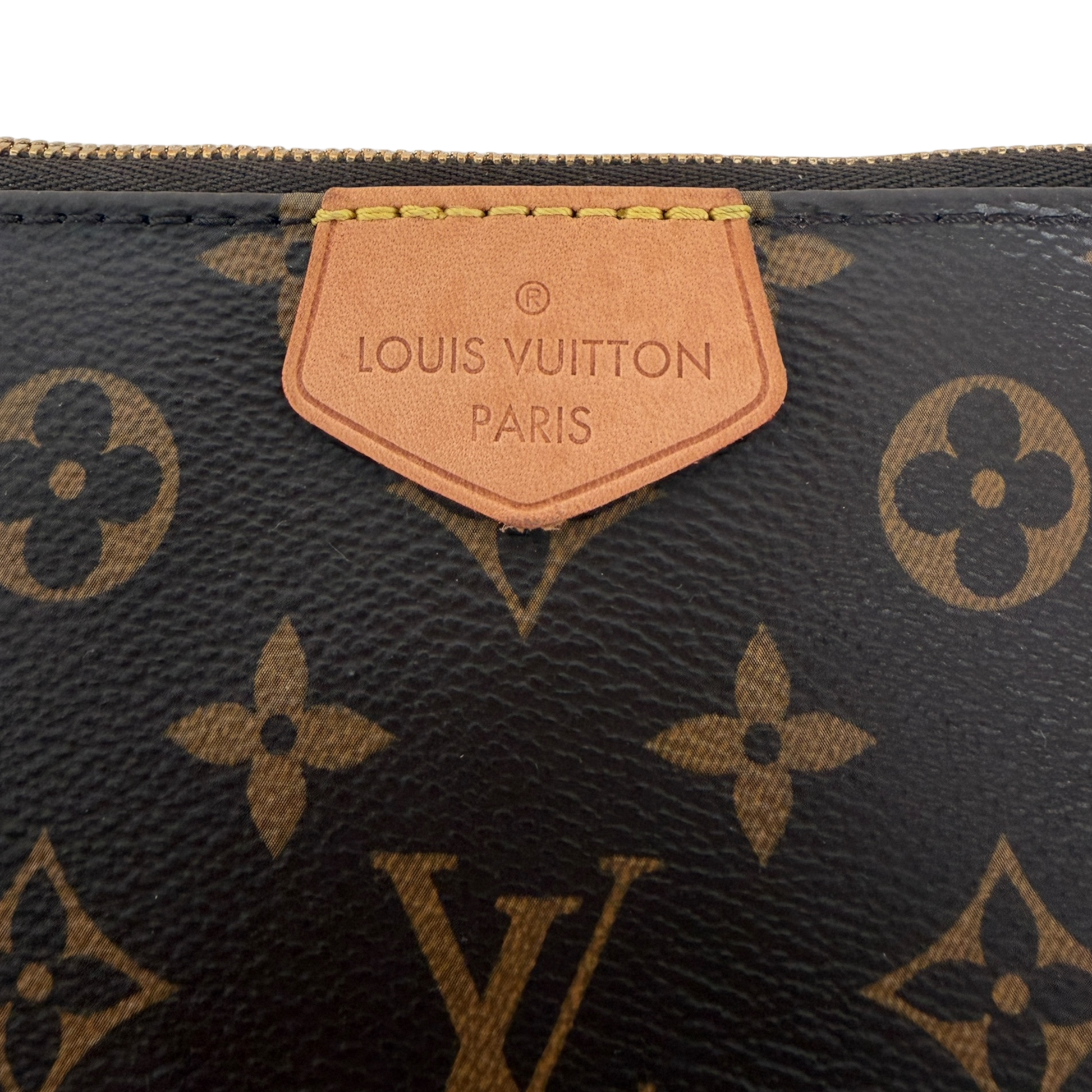 Louis Vuitton Multi Pochette Accessoires Monogram Khaki Fullset / sehr gut Louis Vuitton