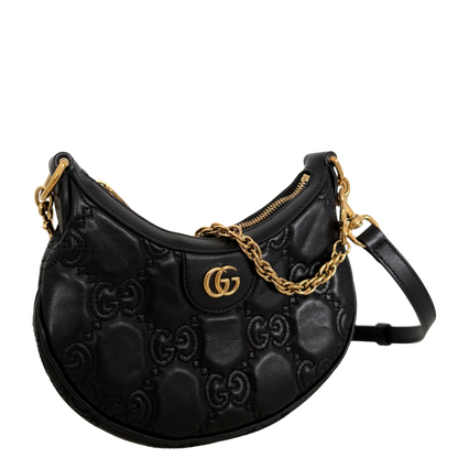 Gucci GG Marmont Half Moon Mini Bag Schwarz / sehr gut Gucci