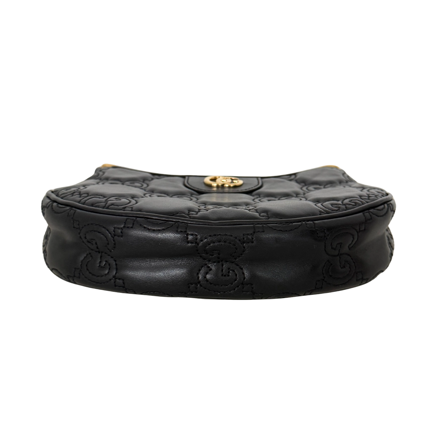 Gucci GG Marmont Half Moon Mini Bag Schwarz / sehr gut Gucci