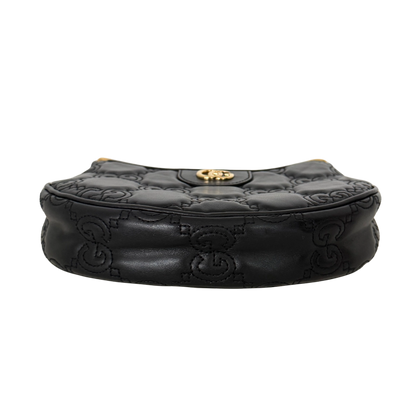 Gucci GG Marmont Half Moon Mini Bag Schwarz / sehr gut Gucci
