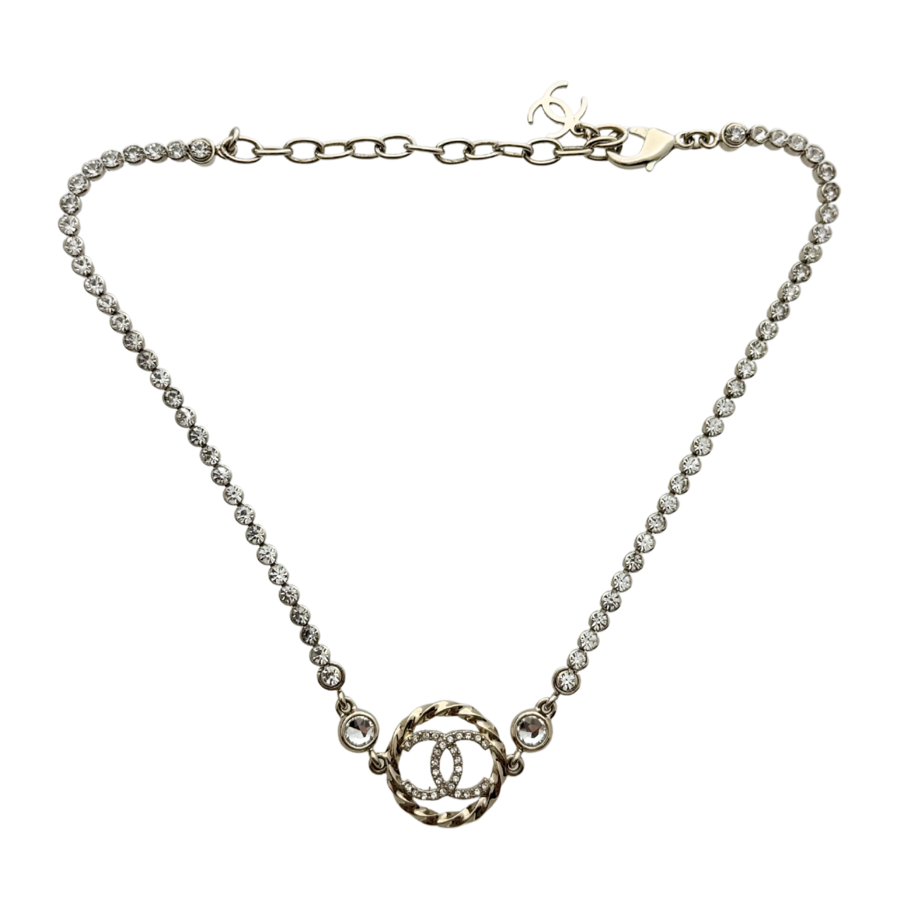 Chanel CC Choker-Halskette Gold / neuwertig Chanel