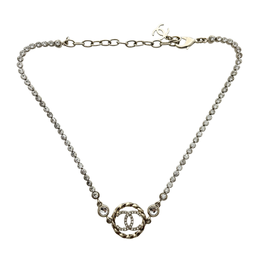 Chanel CC Choker-Halskette Gold / neuwertig Chanel