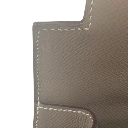 Hemès Kelly Bag 32 Sellier Epsom Leder Etoupe / sehr gut Hermès
