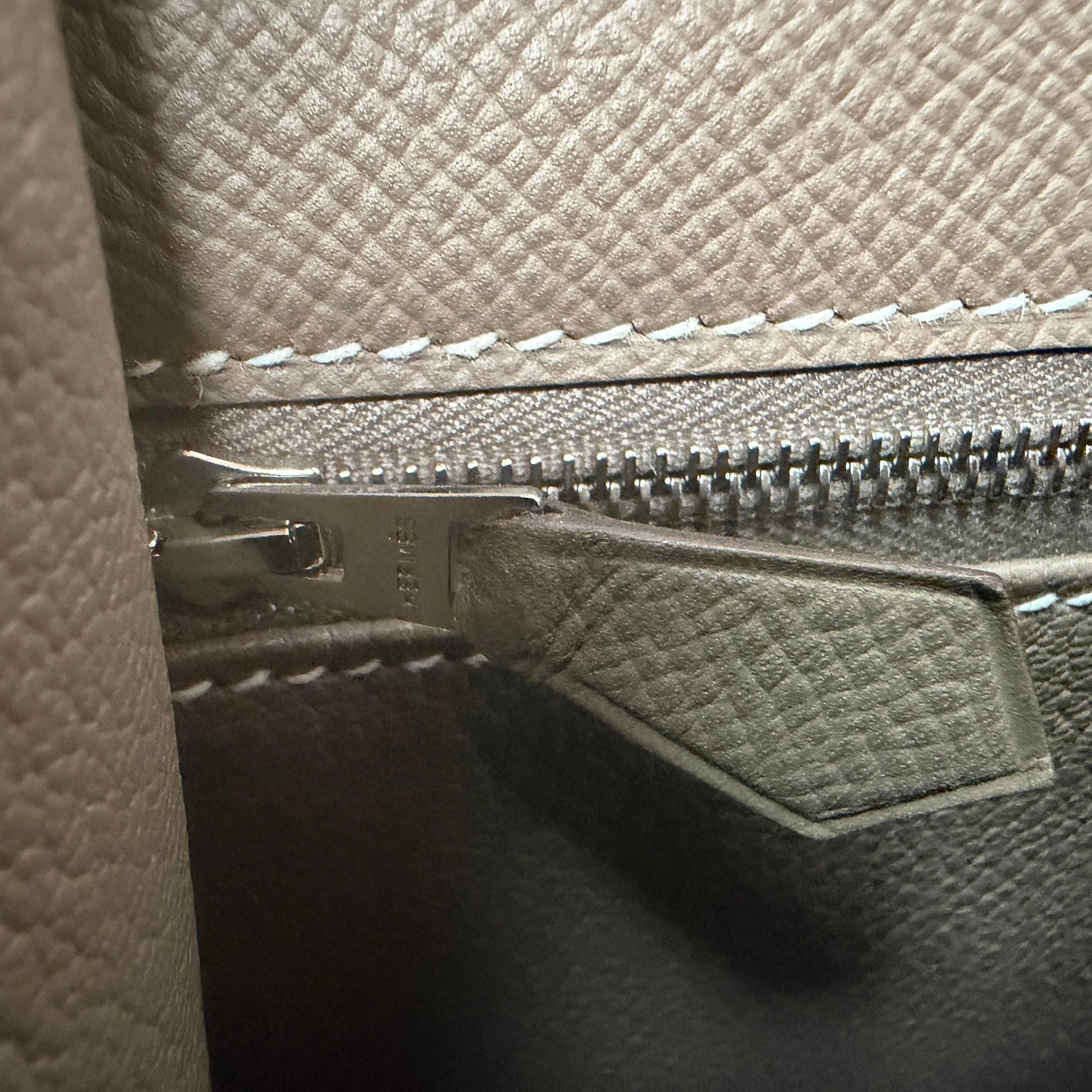 Hemès Kelly Bag 32 Sellier Epsom Leder Etoupe / sehr gut Hermès