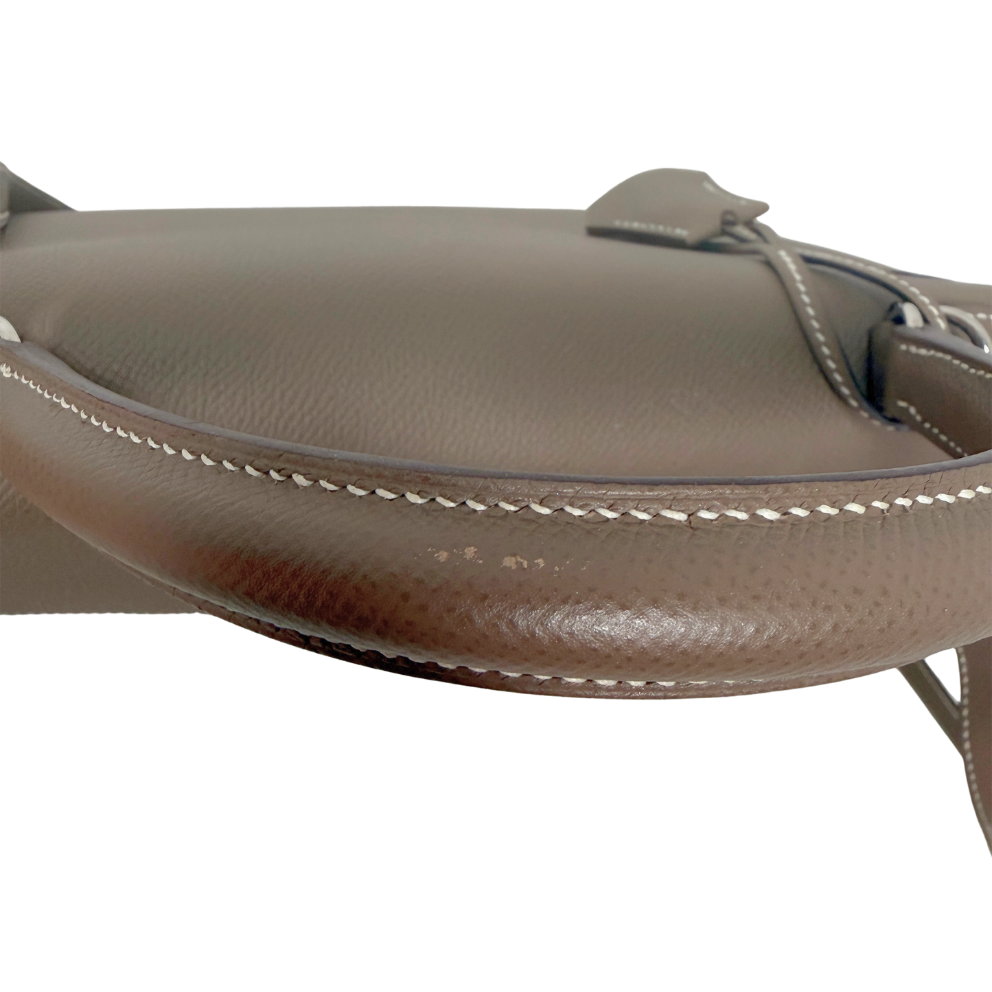 Hemès Kelly Bag 32 Sellier Epsom Leder Etoupe / sehr gut Hermès