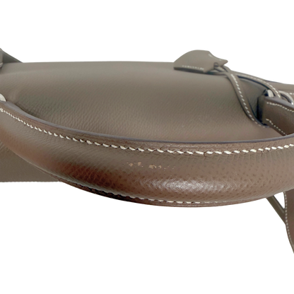 Hemès Kelly Bag 32 Sellier Epsom Leder Etoupe / sehr gut Hermès