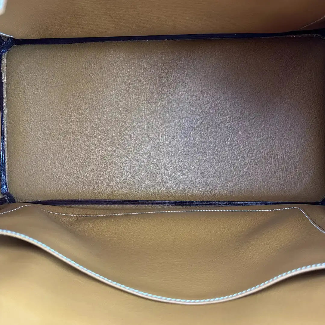 Hermès Birkin Bag 40 Vache Liégée Leder braun Palladium Fullset 2007 / sehr gut Hermès