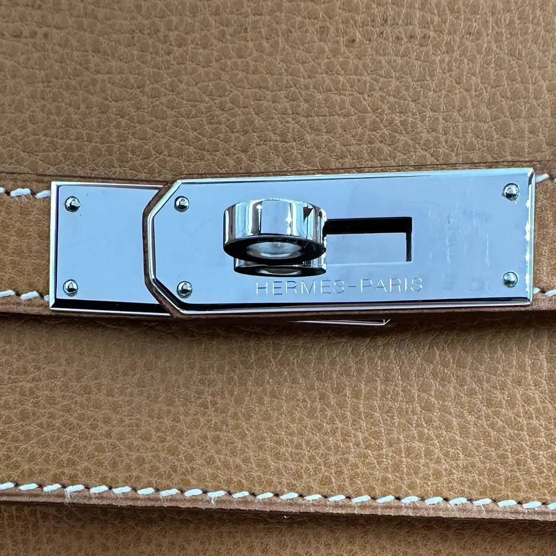 Hermès Birkin Bag 40 Vache Liégée Leder braun Palladium Fullset 2007 / sehr gut Hermès