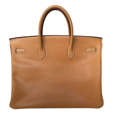 Hermès Birkin Bag 40 Vache Liégée Leder braun Palladium Fullset 2007 / sehr gut Hermès