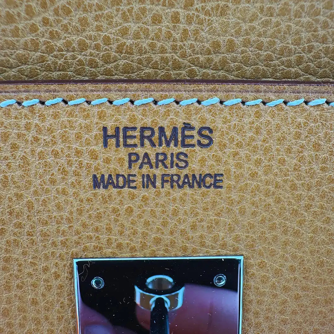 Hermès Birkin Bag 40 Vache Liégée Leder braun Palladium Fullset 2007 / sehr gut Hermès