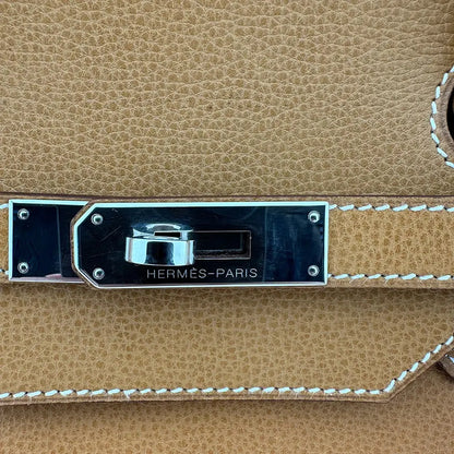 Hermès Birkin Bag 40 Vache Liégée Leder braun Palladium Fullset 2007 / sehr gut Hermès