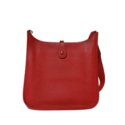 Hermès Evelyne 29 Rubis Taurillon Clemence Palladium 2005 / sehr gut Hermès