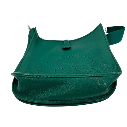Hermès Evelyne 29 Taurillon Clemence Leder Malachite Paladium 2013/ sehr gut Hermès