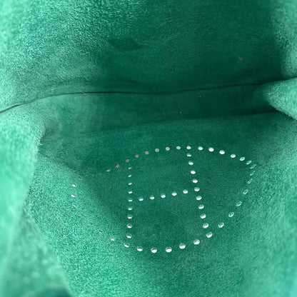 Hermès Evelyne 29 Taurillon Clemence Leder Malachite Paladium 2013/ sehr gut Hermès