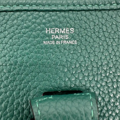 Hermès Evelyne 29 Taurillon Clemence Leder Malachite Paladium 2013/ sehr gut Hermès