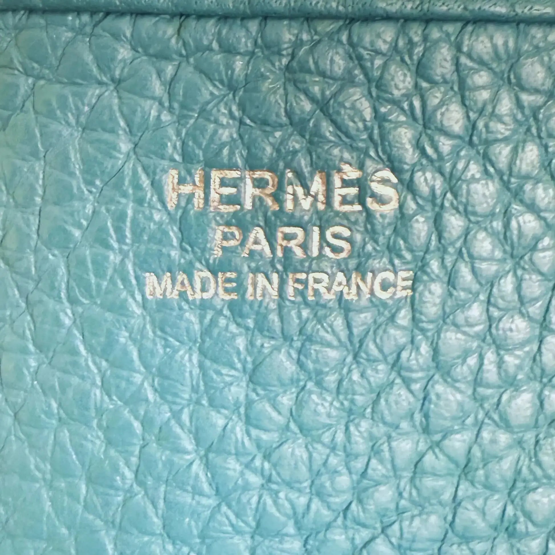 Hermès Evelyne III 29 blau Clemence  Palladium Fullset 2010 / sehr gut Hermès
