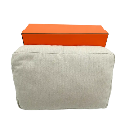 Hermès Housse De Voyage MM Travel Silk Cushion Cover Orange / ungetragen Hermès