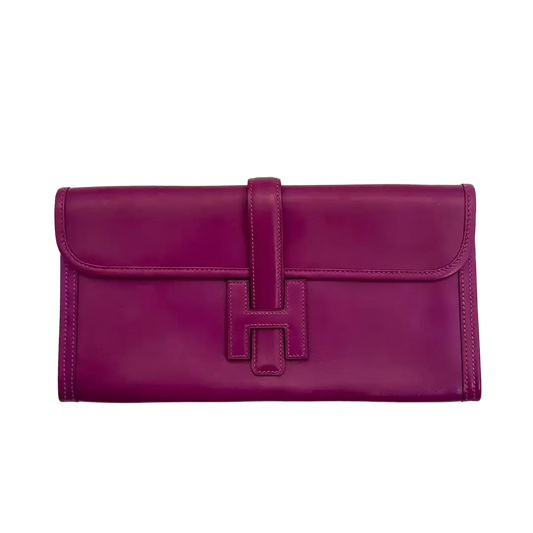 Hermès Jige 29 Elan Rose Poupre Clutch Swift / sehr gut Hermès