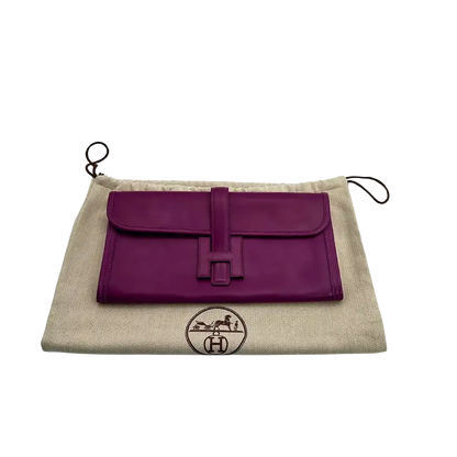 Hermès Jige 29 Elan Rose Poupre Clutch Swift / sehr gut Hermès