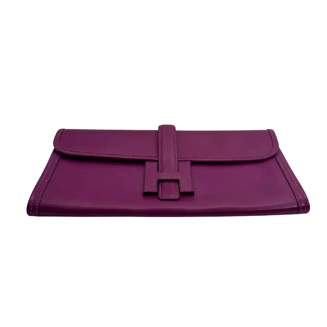 Hermès Jige 29 Elan Rose Poupre Clutch Swift / sehr gut Hermès