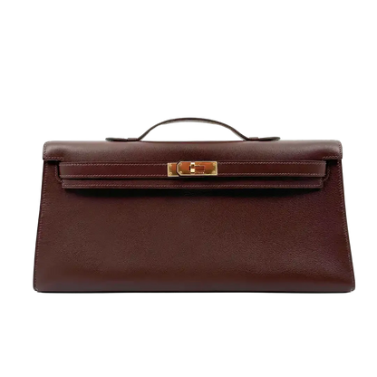 Hermès Kelly Lounge Swift braun / ungetragen Hermès