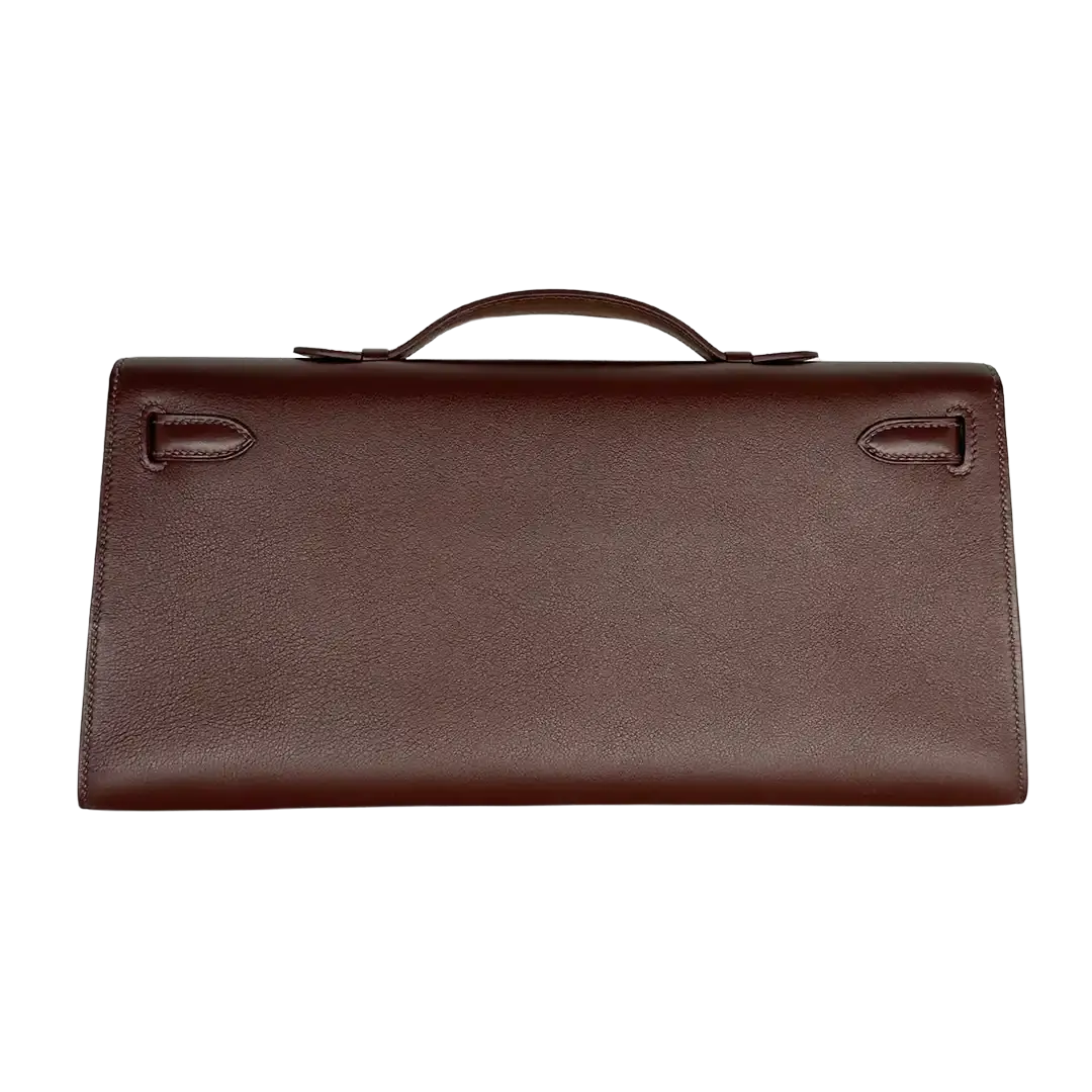 Hermès Kelly Lounge Swift braun / ungetragen Hermès