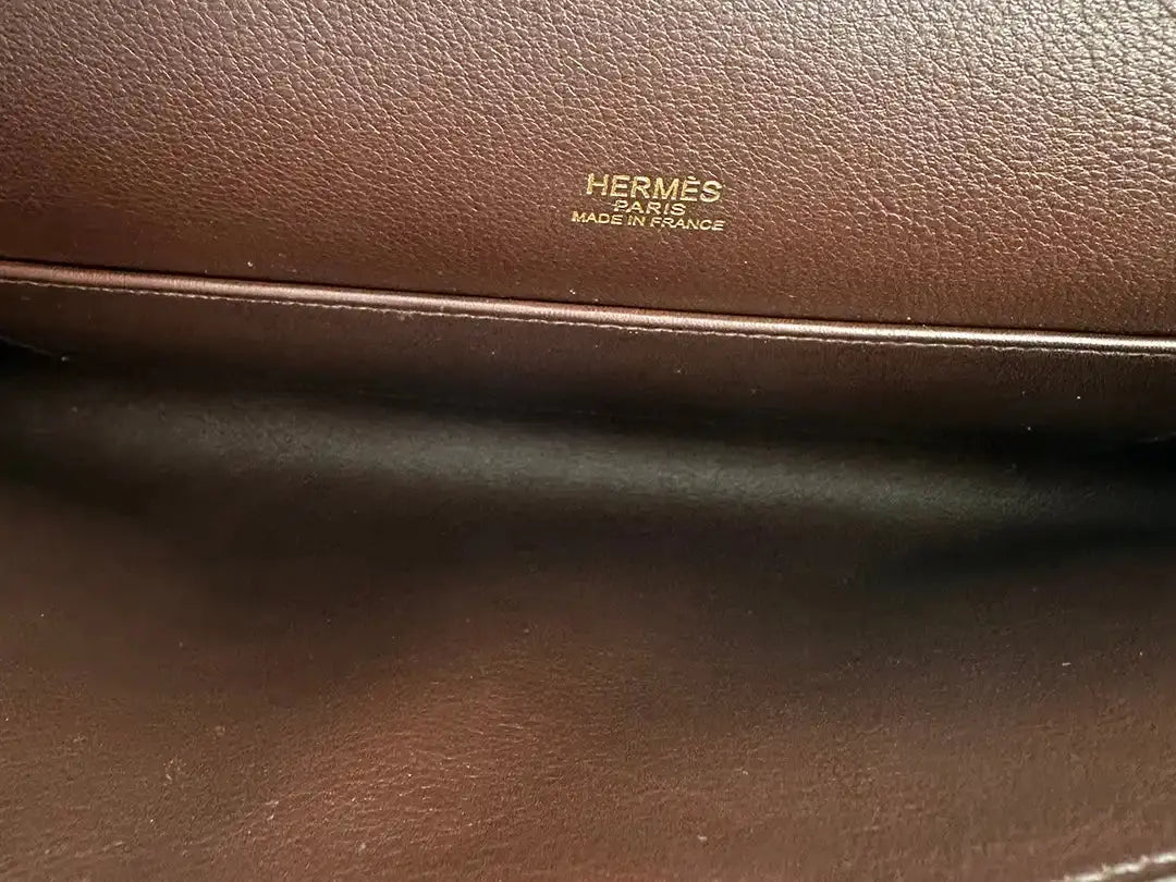 Hermès Kelly Lounge Swift braun / ungetragen Hermès