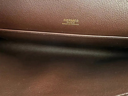 Hermès Kelly Lounge Swift braun / ungetragen Hermès