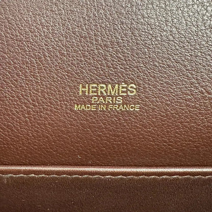 Hermès Kelly Lounge Swift braun / ungetragen Hermès