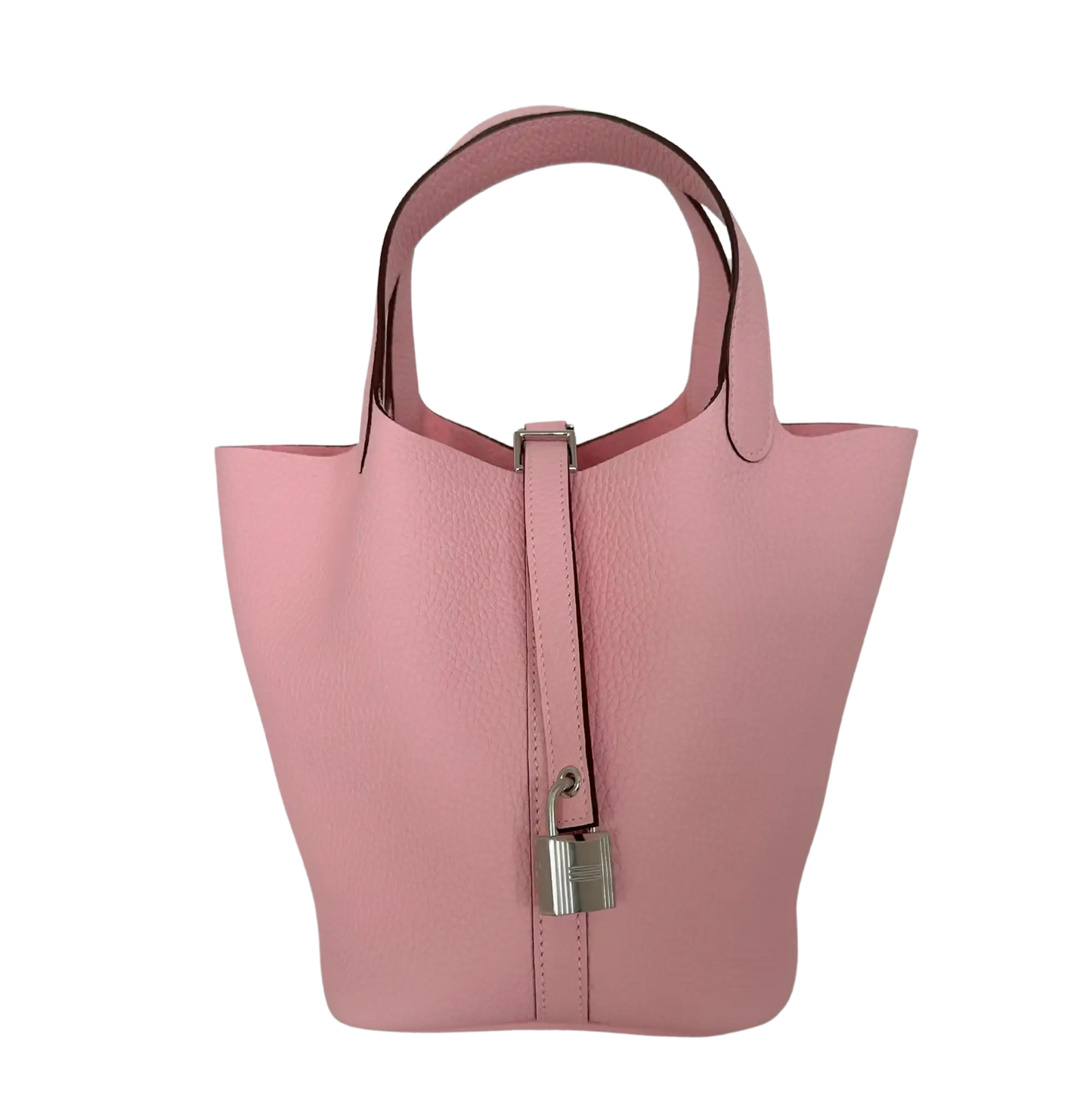 Hermès Picotin 18 Taurillon Clémence Rose Sakura 2025 Fullset / ungetragen Hermès
