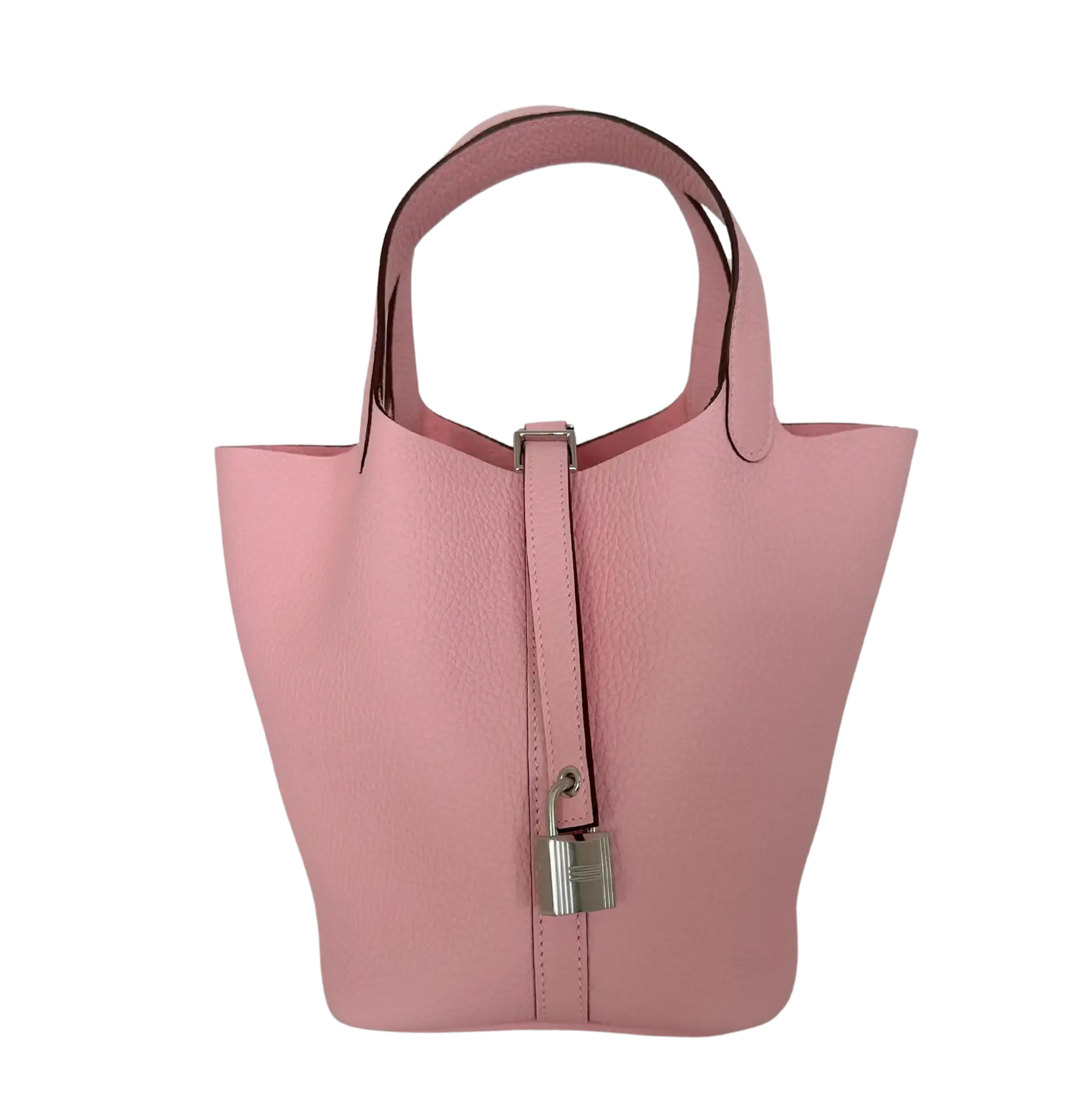 Hermès Picotin 18 Taurillon Clémence Rose Sakura 2025 Fullset / ungetragen Hermès