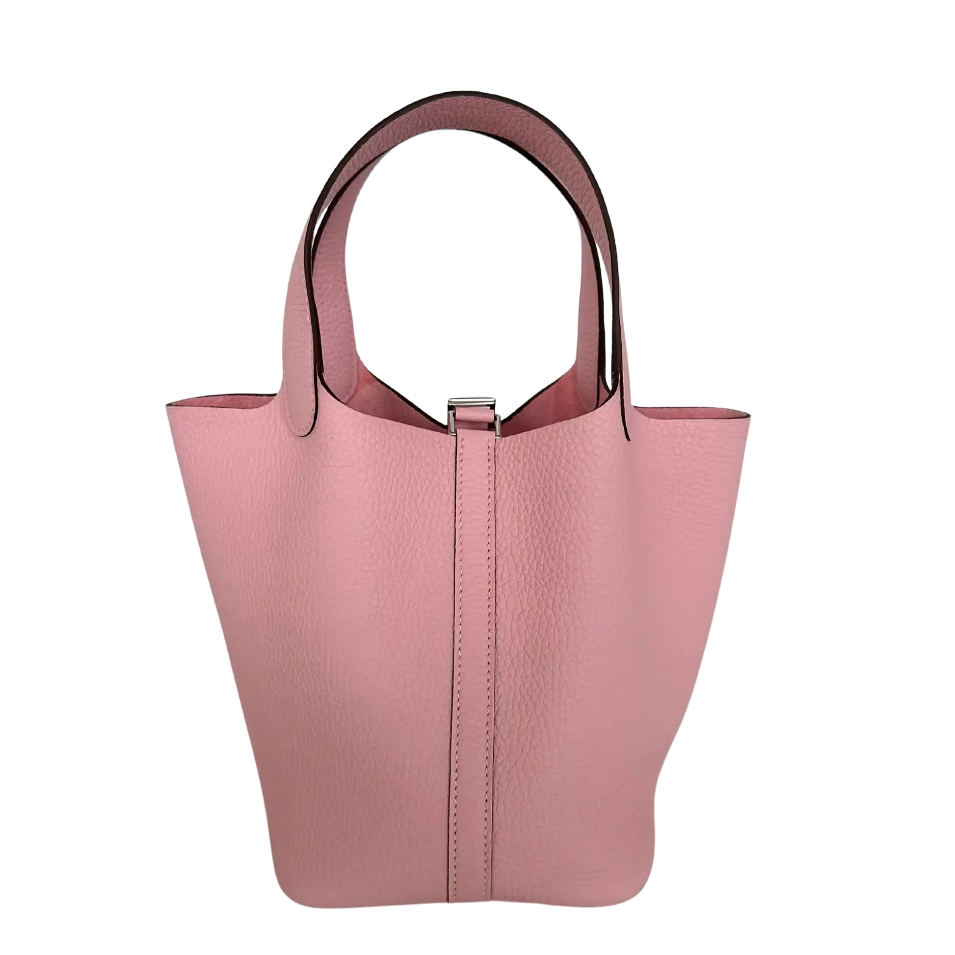 Hermès Picotin 18 Taurillon Clémence Rose Sakura 2025 Fullset / ungetragen Hermès