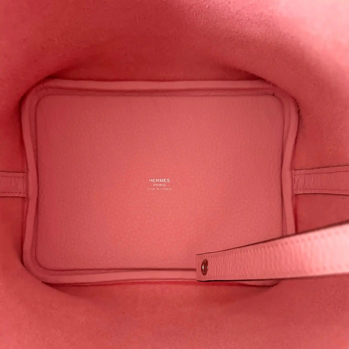 Hermès Picotin 18 Taurillon Clémence Rose Sakura 2025 Fullset / ungetragen Hermès