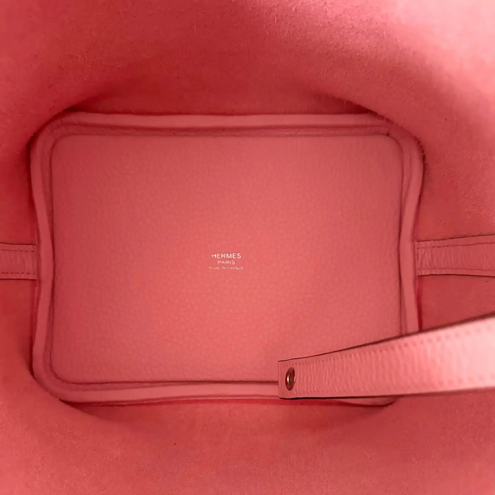 Hermès Picotin 18 Taurillon Clémence Rose Sakura 2025 Fullset / ungetragen Hermès