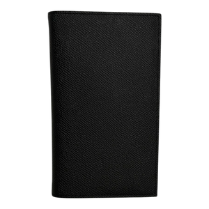 Hermès Agenda-Umschlag Epsom-Kalbsleder schwarz
