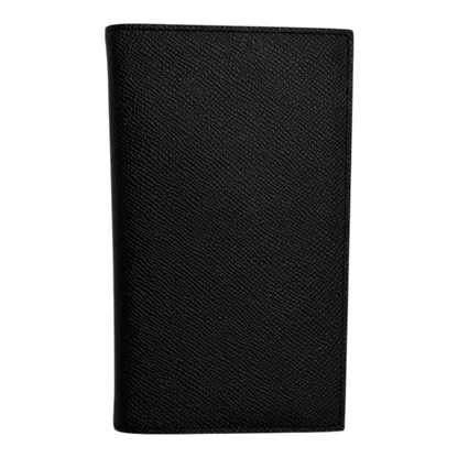 Hermès Agenda-Umschlag Epsom-Kalbsleder schwarz Hermès
