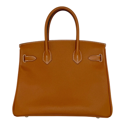 Hermès Birkin Bag 30 Gold Epsom Leder Palladium Hardware Hermès