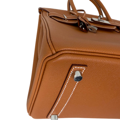 Hermès Birkin Bag 30 Gold Epsom Leder Palladium Hardware Hermès