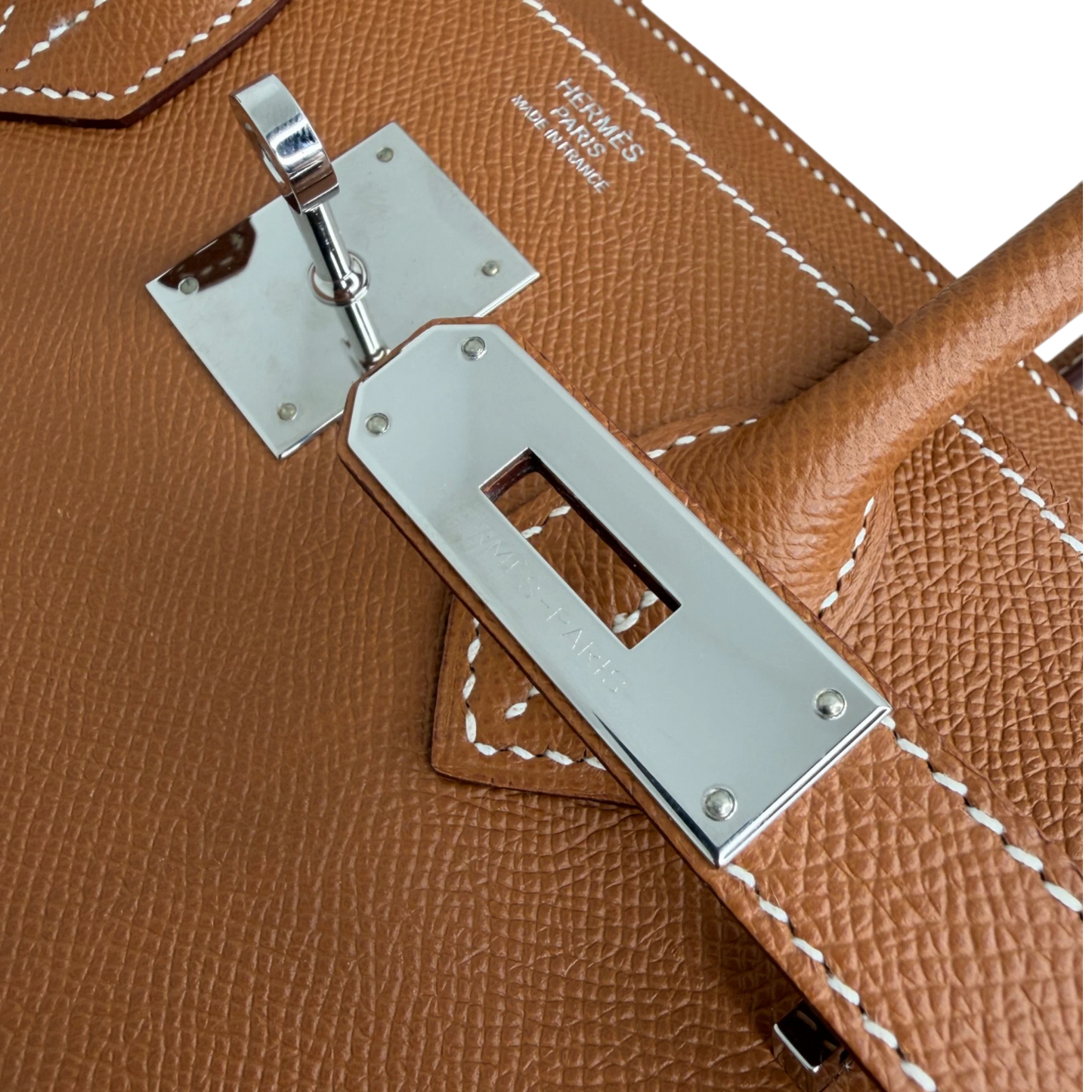 Hermès Birkin Bag 30 Gold Epsom Leder Palladium Hardware Hermès