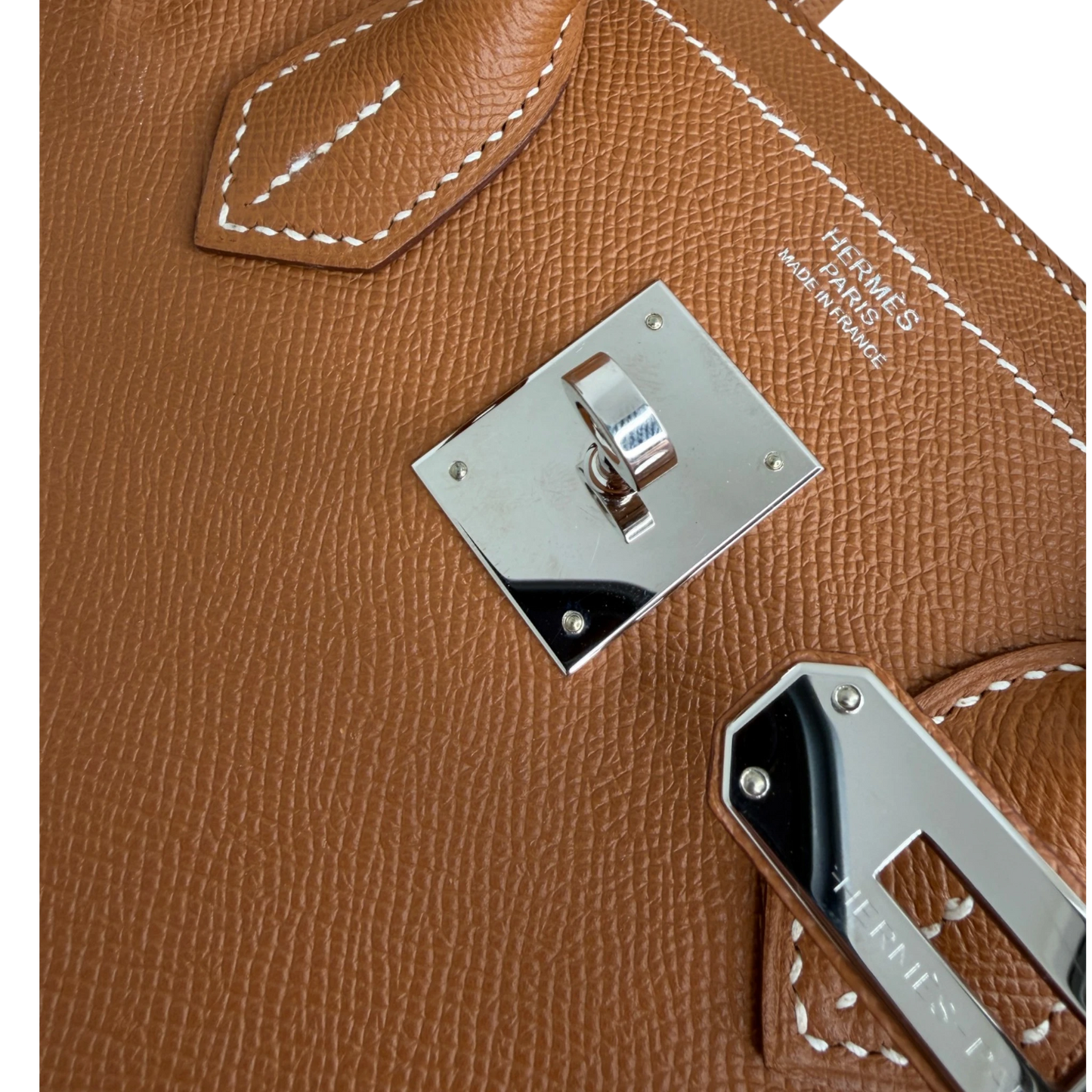 Hermès Birkin Bag 30 Gold Epsom Leder Palladium Hardware Hermès