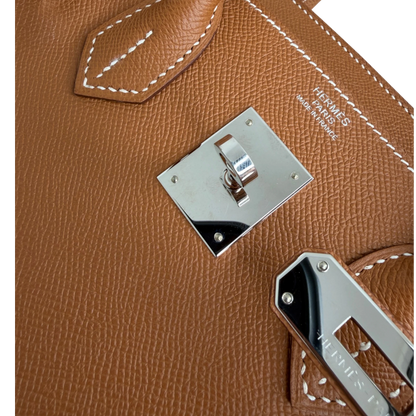 Hermès Birkin Bag 30 Gold Epsom Leder Palladium Hardware Hermès
