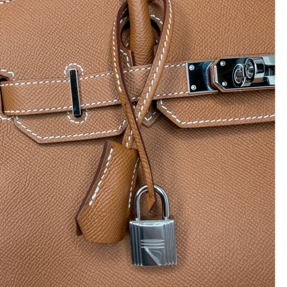 Hermès Birkin Bag 30 Gold Epsom Leder Palladium Hardware Hermès