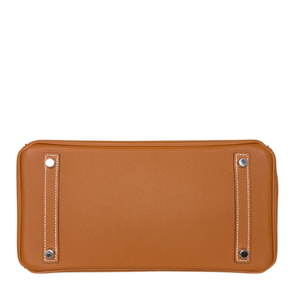 Hermès Birkin Bag 30 Gold Epsom Leder Palladium Hardware Hermès