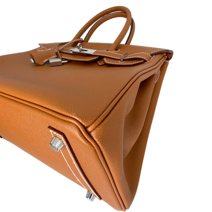 Hermès Birkin Bag 30 Gold Epsom Leder Palladium Hardware Hermès