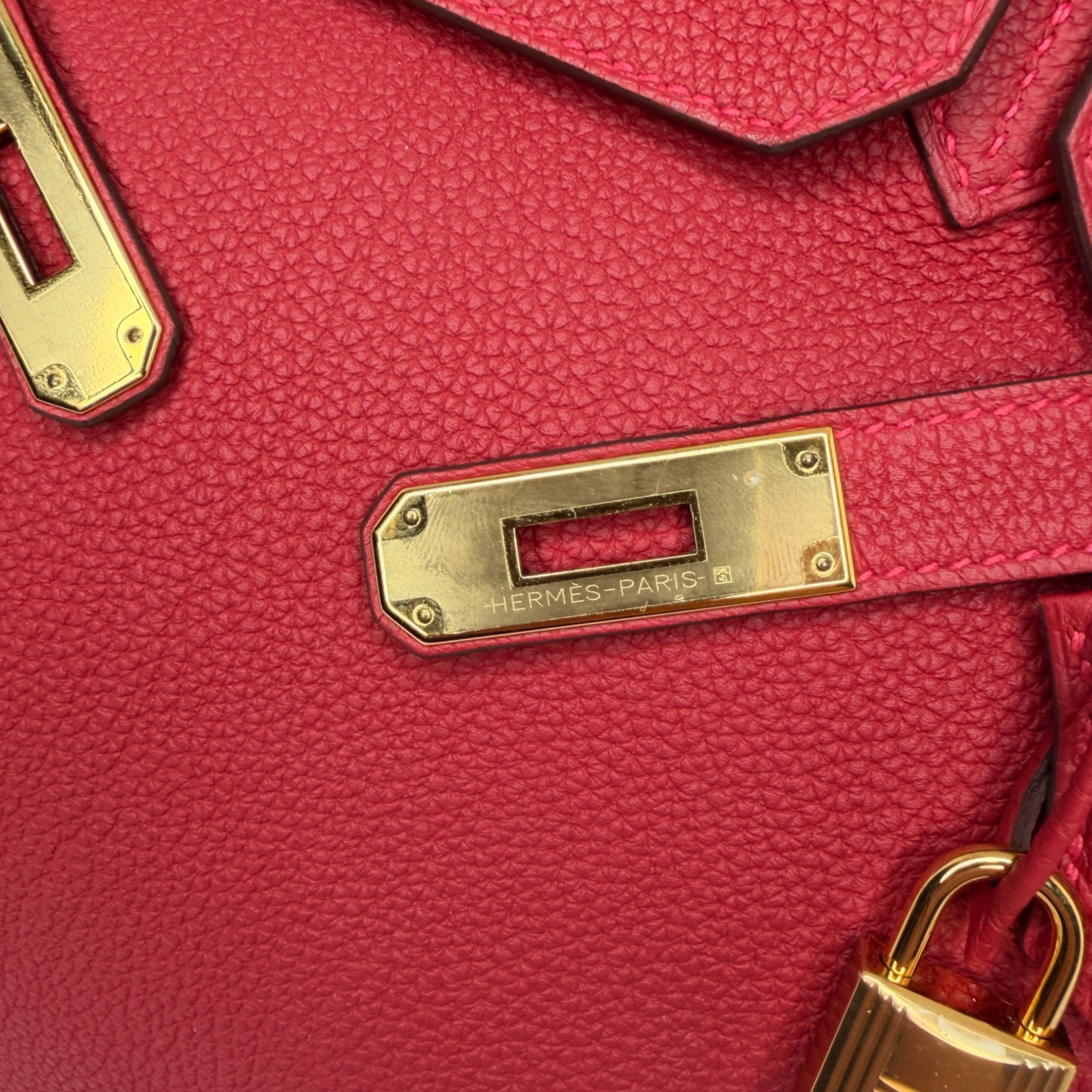 Hermès Birkin Bag 35 Togo Leder Rouge Vif goldene Hardware 2020 Hermès