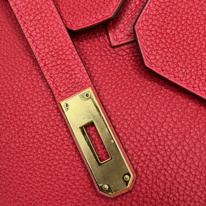 Hermès Birkin Bag 35 Togo Leder Rouge Vif goldene Hardware 2020 Hermès