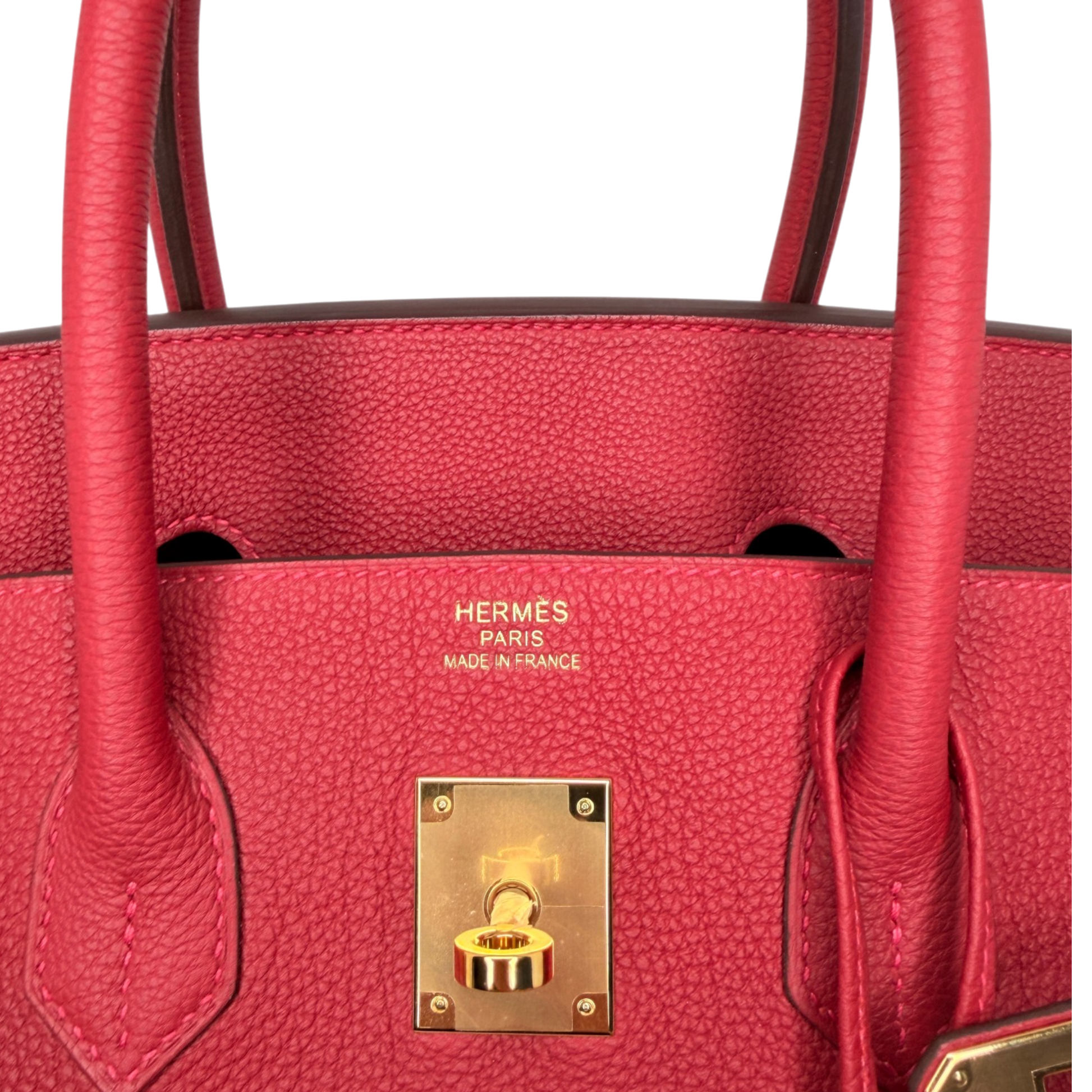 Hermès Birkin Bag 35 Togo Leder Rouge Vif goldene Hardware 2020 Hermès